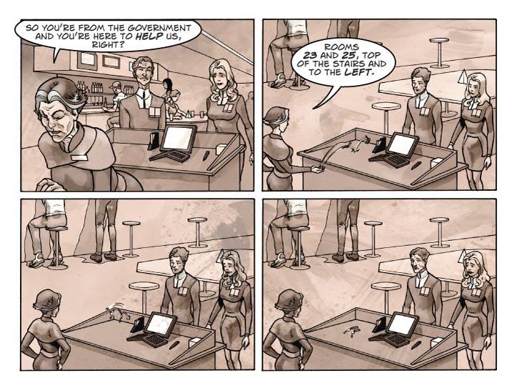 Strip 24 of Escape From Terra