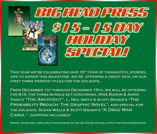 $15 - 15 Day Holiday Special!